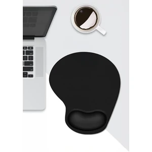 Walter White Flexpad Bilek Destekli Siyah Rahat Konforlu Mouse Pad, Ergonomik Mouse Pad,ofis,ev, Siyah