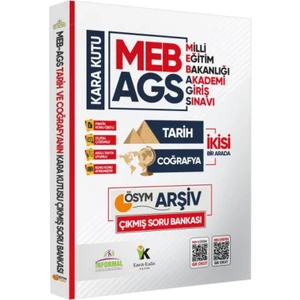 Meb-Ags Tarih ve Coğrafyanın Kara Kutusu En Kapsamlı Ösym Çıkmış Soru Bankası Konu Özetli Çözümlü