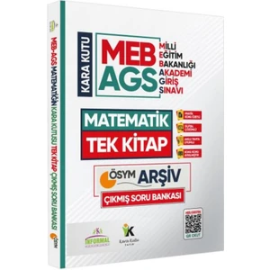 Meb Ags Matematik Kara Kutu Tek Kitap En Kapsamlı Ösym Çıkmış Soru Bankası Özetli Dijital Çözümlü