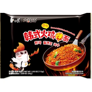 Kore Usulü Hindi Aromalı Erişte (Korean Style Hot Turkey  Flavor Instant Noodle) - 112G