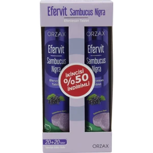 Ocean Efervit Sambucus Nigra 20+20 Efervesan Tablet