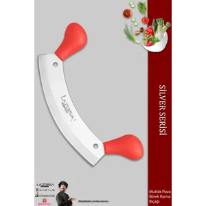 Silver Serisi Pizza Börek Pide Bıçağı Kıyma Bıçağı Mutfak Bıçak ( MFT-458 )