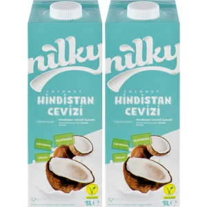 Hindistan Cevizi Sütü Glütensiz Bitkisel Bazlı Laktosuz Vegan 2x1 lt