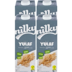 Yulaf Sütü Bitkisel Bazlı Laktosuz Vegan 4x1 lt