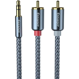 Proseri 1mt 3.5mm Jack To Rca Kablo Rca Stereo Hifi Ses Sistemi Kablosu Kopmaz Kablo