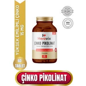 Çinko Pikolinat 60 Tablet 15 Mg