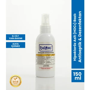 ® 150 ML Antiseptik & Dezenfektan | HOCl Bazlı (Hipokloröz Asit) | El, Cilt ve YaraBakımı