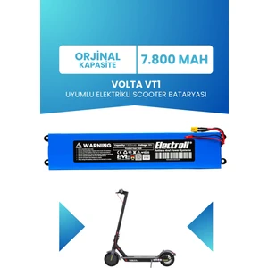 Volta Vt1 Batarya (ORJİNAL KAPASİTE) 36v 7800mah Pil 36v Elektrikli Scooter Bataryası Değişimi