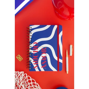 Matt Notebook A5 15X21 cm Spiralli Lastikli Çizgili Tarihsiz Not Defteri