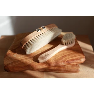 %100 Doğal At Kılı Vücut ve Yüz Fırça Seti - Zühre Therapy