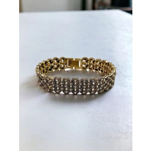 Fayra Accessories Kristal Taşlı Hasır Bileklik