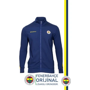 Lisanslı Dik Yaka Fermuarlı Sweat