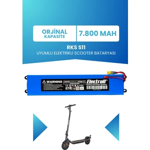 Rks S11 Batarya (ORJİNAL KAPASİTE) 7.800mah Pil 36v Elektrikli Scooter Bataryası Değişimi