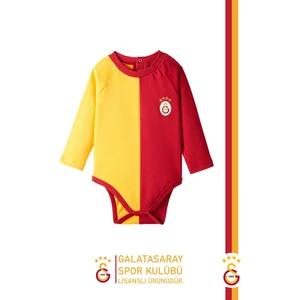 Lisanslı Parçalı Uzun Kol Bebek Body Zıbın