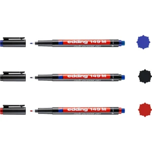 149 M Permanent Silgili Asetat Kalemi 1.0 mm 3 Renk Set