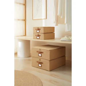 Ocean Home Textile 4'lü Jüt Destekli Hurç Set 2 Adet 31 x 38 x 12 + 45 x 55 x 18  cm