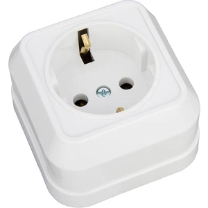 Beyaz Sıva Üstü Topraklı Priz (MAKEL.45108)