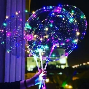 MB Oyuncak 3 Pilli-3 Fonksiyonlu-Işıklı Şeffaf Balon