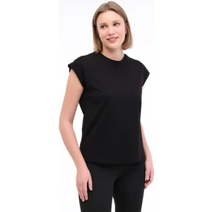 Wl Pelyaf 11KT71 5fx Siyah Kadın Kısa Kol T-Shirt