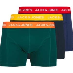 Jack & Jones Jacmıck Solıd Trunks 3 Pa Mavi Erkek Boxer