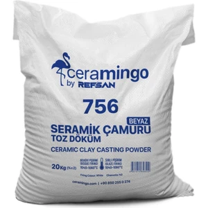 756 Seramik Çamuru Döküm Toz (1050°C) - 5 kg