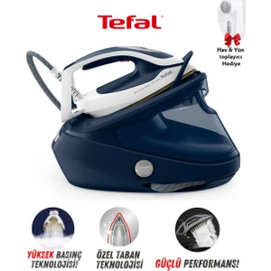 TEFAL Pro Express Ultimate II GV9720-590 g/dk Şok Buhar & 170 g/dk Sürekli Buhar Kazanlı Ütü-Yüksek  Kalitesi-Yün&Hav Temizleyici Hediyeli
