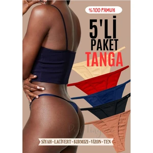 Red İç Giyim Red Love Cloud Askılı Tanga Külot (5'li Paket)