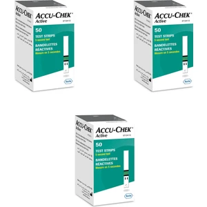 Accu-Check Active 50'li Şeker Stribi 3 Adet