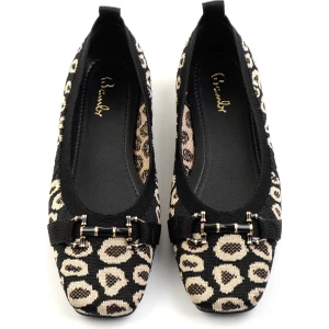 Siyah Leopar Triko   Kadın Babet K01327013582