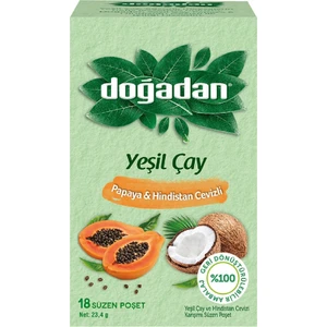 DOĞADAN YEŞİL ÇAY PAPAYA- HİNDİSTAN CEVİZLİ*12