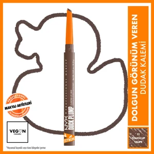 Nyx Professional Makeup Duck Plump Dolgun Görünüm Veren Dudak Kalemi - 11 Touch Up Taupe