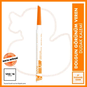 Nyx Professional Makeup Duck Plump Dolgun Görünüm Veren Dudak Kalemi - 01 Ducking Clear