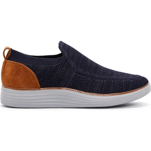 Zero Erkek Lacivert Kalın Tabanlı Sneaker 25SFD69026F