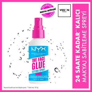 Nyx Professional Makeup Face Glue Setting Spray Makyaj Sabitleme Spreyi