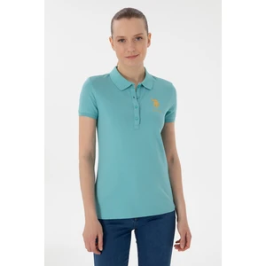 U.S. Polo Assn. Kadın Mint Basic Polo Yaka Tişört 50280071-VR090