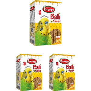 Ballı Muhabbet Kuşu Krakeri 10'lu - 3 Adet