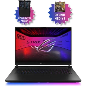 ROG Strix SCAR 18 G835LW-SA127 Intel Core Ultra 9 275HX 64GB 2TB SSD RTX5080 Freedos 18" WQXGA Taşınabilir Bilgisayar