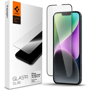 iPhone 14 / 13 / 16e / 13 Pro Cam Ekran Koruyucu Tam Kaplayan GLAS.tR Full Cover HD Black - AGL03392