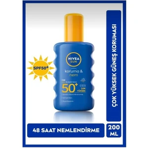 Nivea Sun Koruma ve Nem Spf 50+ Günes Koruyucu 200 ml