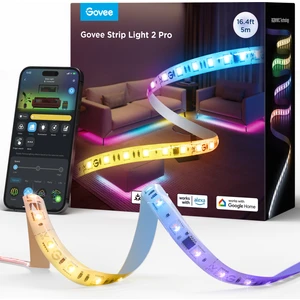 Rgbwwıc Matter Destekli Kesilebilir LED Şerit 2 Pro 5 Metre, Uygulama Üzerinden Kontrol
