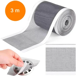 Teknosoft Center 3 Metre 12  cm Çok Amaçlı Gider Süzgeci Bant Fileli Gider Koruyucu Saç Toplayıcı Gider Süzgeci Böcek ve Haşere Önleyici