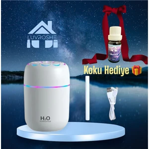 Çiçek Desenli Lavanta  Koku Hediyeli Hava Nemlendiricisi