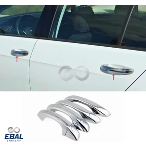 Ebal Oto Vw T-Roc Paslanmaz Krom Kapı Kolu 4 Kapı 2017 ve Üzeri