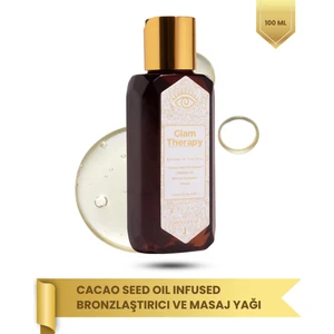 Glam Therapy Velvet Touch Cacao Seed Oil Infused Bronzlaştırıcı & Masaj Yağı 100 ml Kakao Çekirdeği ve Havuç Yağı