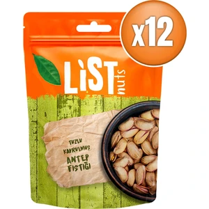List Nuts Tuzlu Kavrulmuş Antep Fıstığı 12 x 140 gr