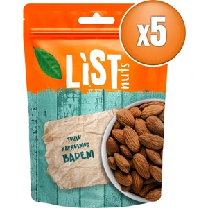 List Nuts Kavrulmuş Badem 5 x 140 G