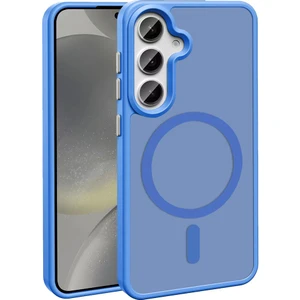 Galaxy S25 Uyumlu Kılıf Kamera Korumalı Magsafe Kablosuz Şarj Özellikli Mat Arka Yüzeyli Kapak