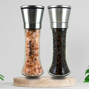 Anadolu Hasat Himalaya ve Karabiber Tuz Baharat Seramik Değirmen Öğütücü