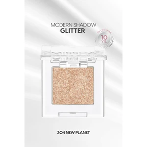 Kalıcı, Topaklanma Yapmayan, Simli Tekli Far Modern Shadow Glitter (304 New Planet)
