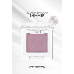 Uzun Süre Kalıcı Kolay Uygulanan Işıltılı Tekli Far Modern Shadow Shimmer (204 Sheer Pansy)